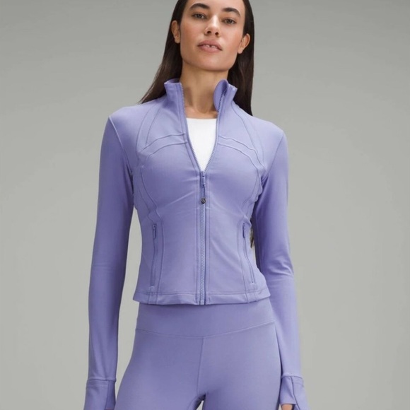 Lululemon Define Cropped Jacket Dark Lavender Nulu Size 8 - Picture 1 of 10